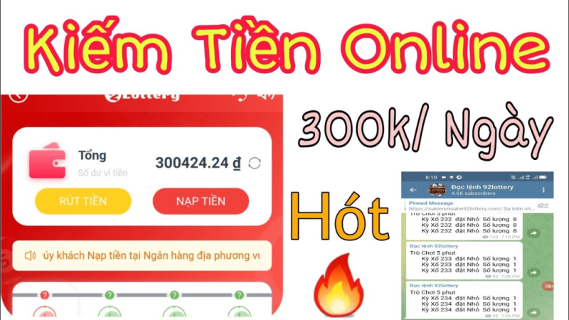 Hướng dẫn nạp tiền 92lottery chuẩn